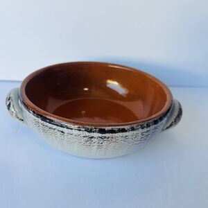 De Silva Terre D'umbria Terracotta Serving Dish Bowl Made in Italy Vintage 1970